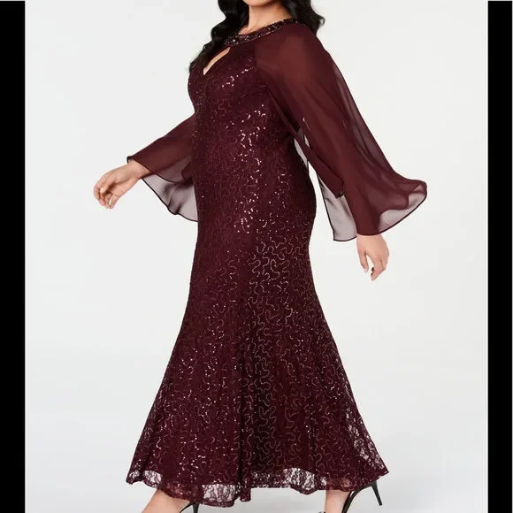 SL Fashions Dresses Womens Formal Dress Size 4w 18 24w Sl